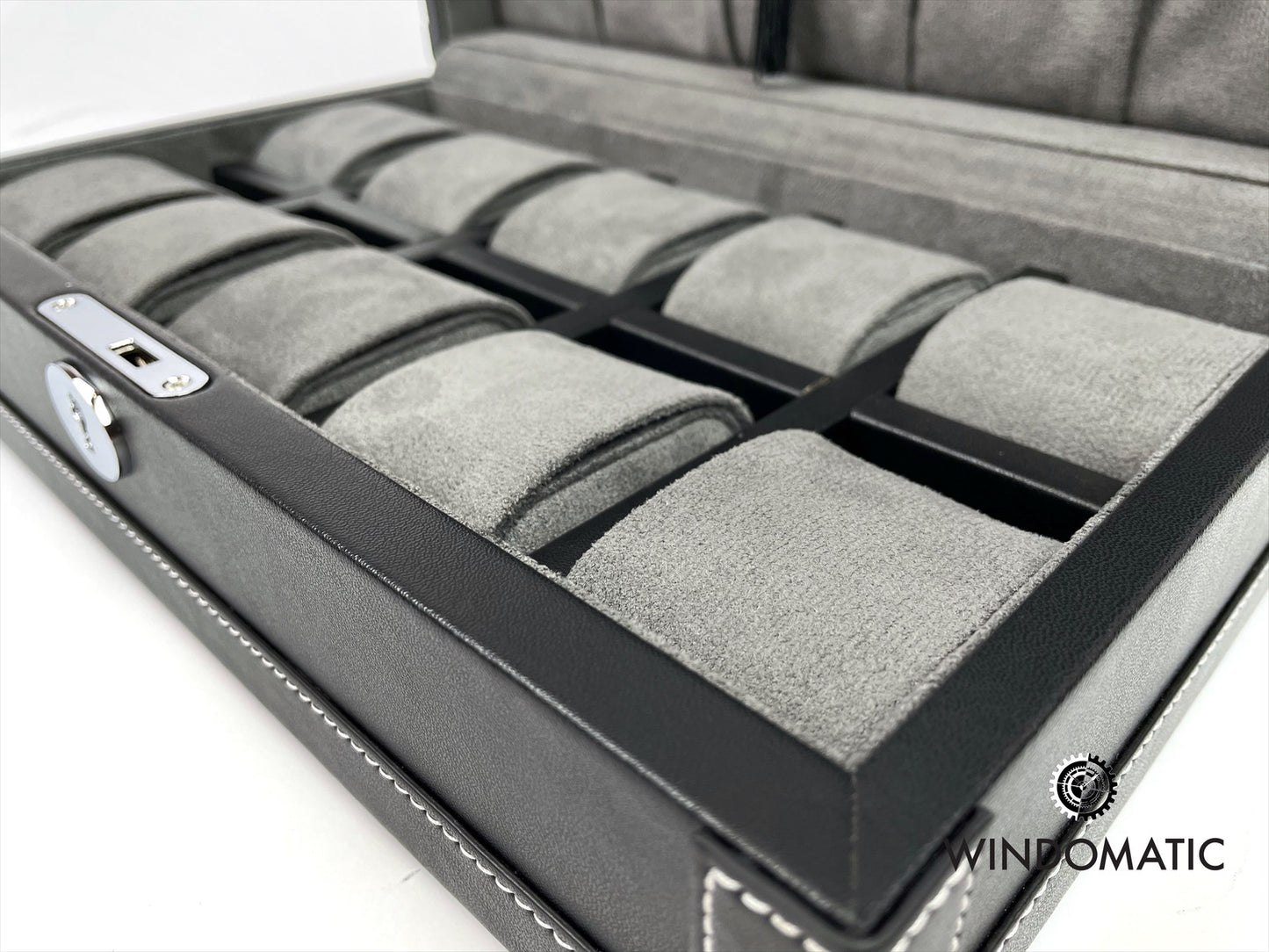 10 Leather Watch Box (Black)