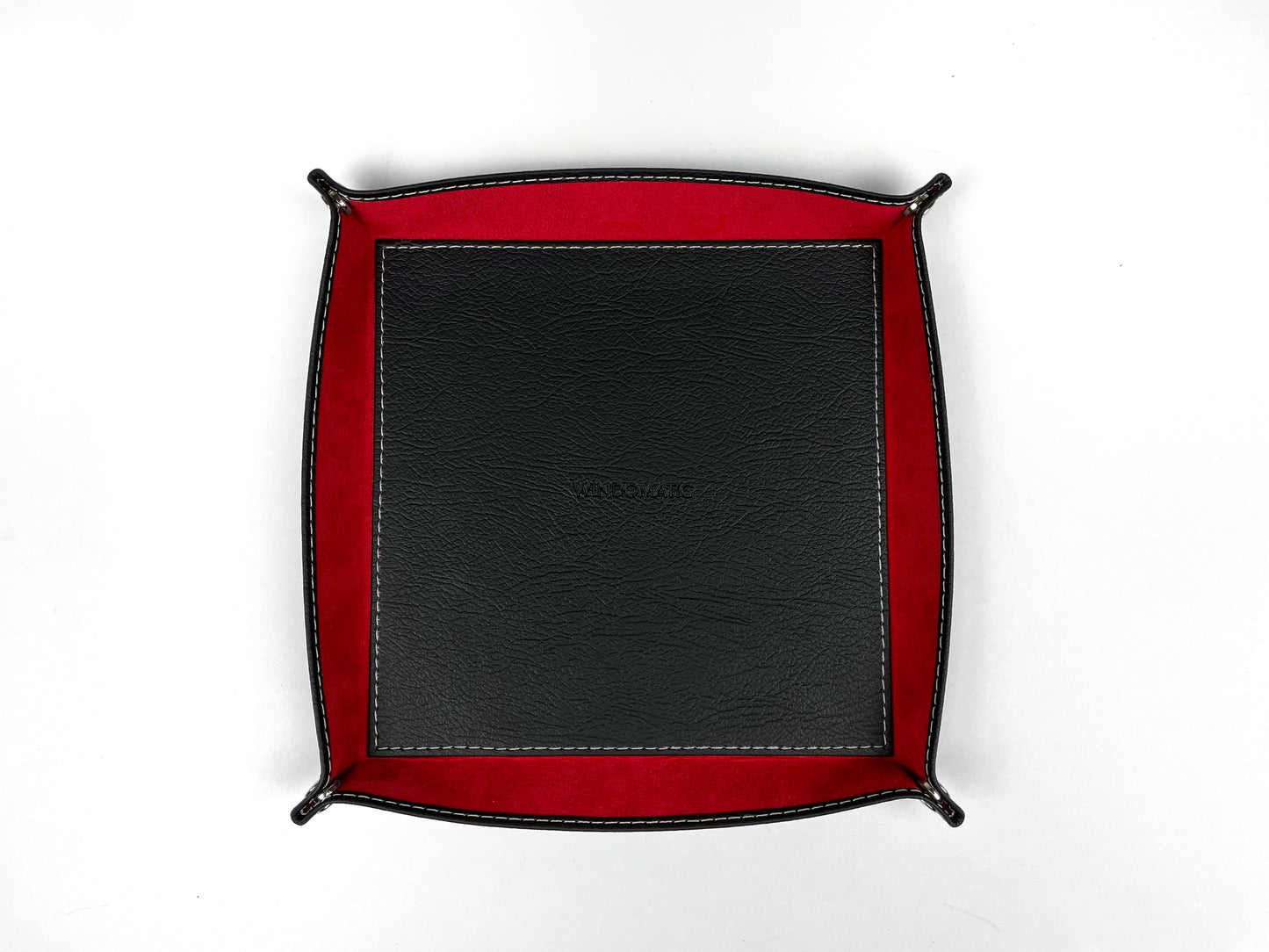 Red Valet Tray