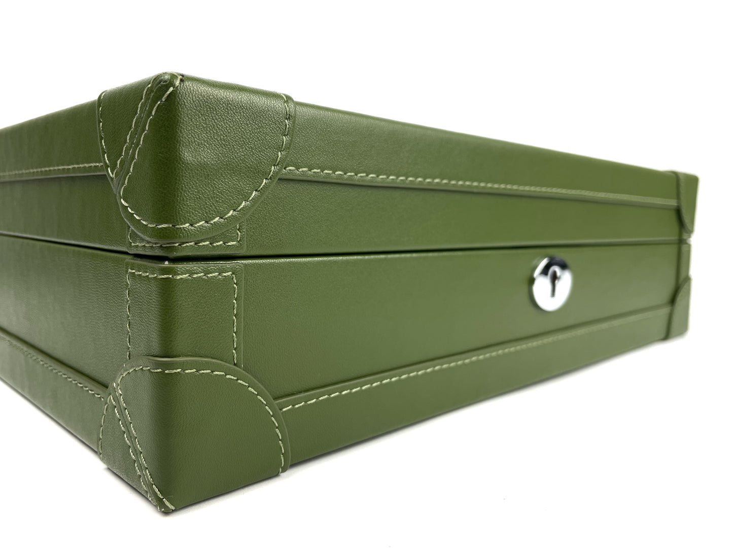 10 Leather Watch Box (Green)