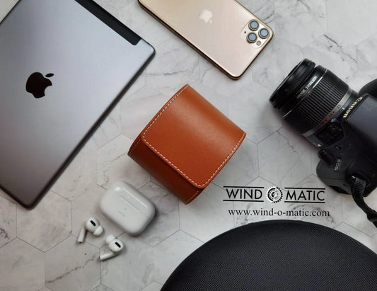Brown Travel Watch Pouch for 1