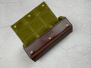 3 Hexagon Watch Roll (Brown)