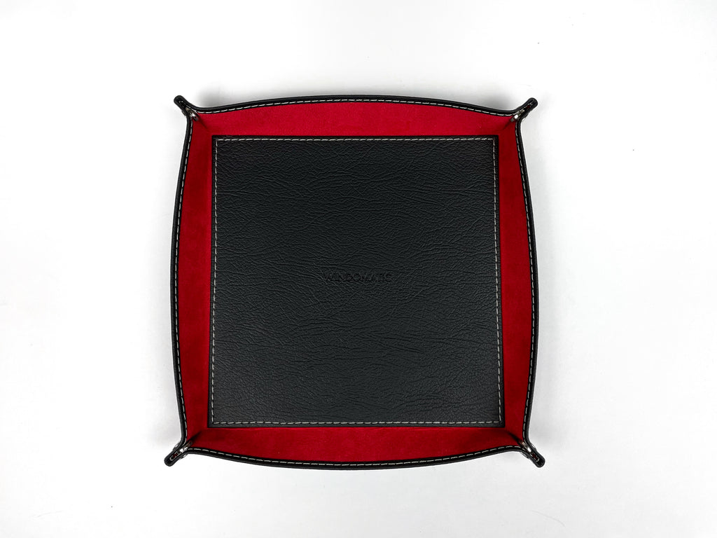 Red Valet Tray