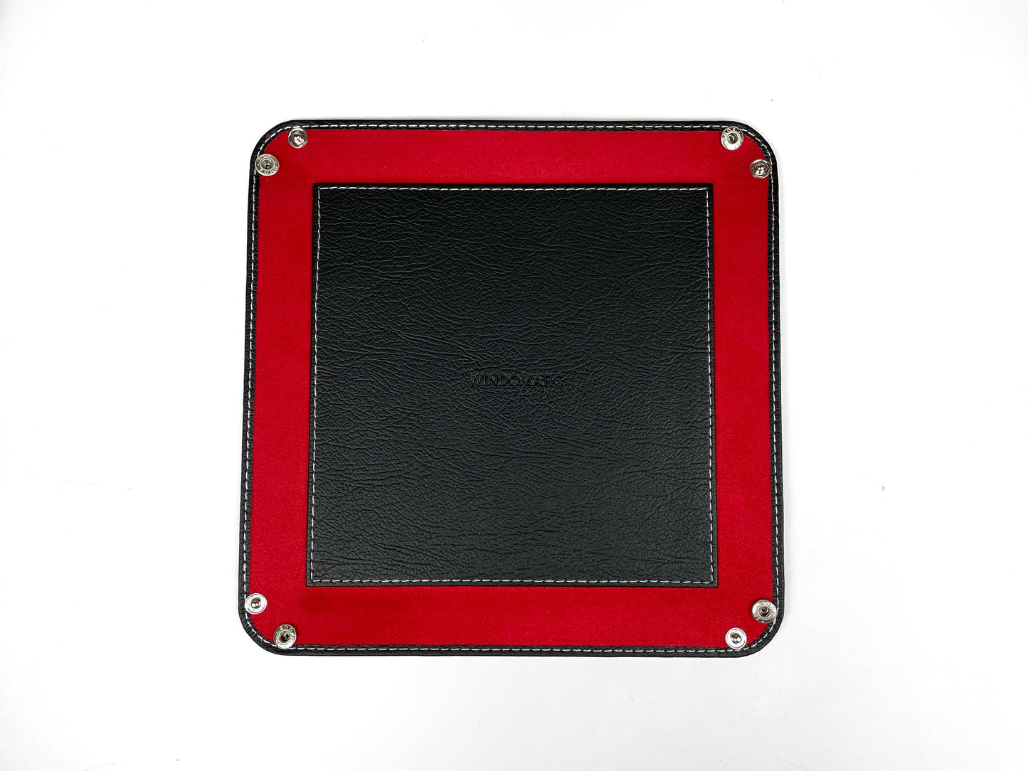 Red Valet Tray